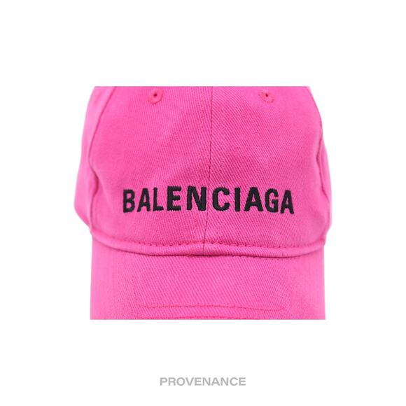 🔴 Balenciaga Embroidered Logo Cap - Washed Pink - Picture 6 of 12